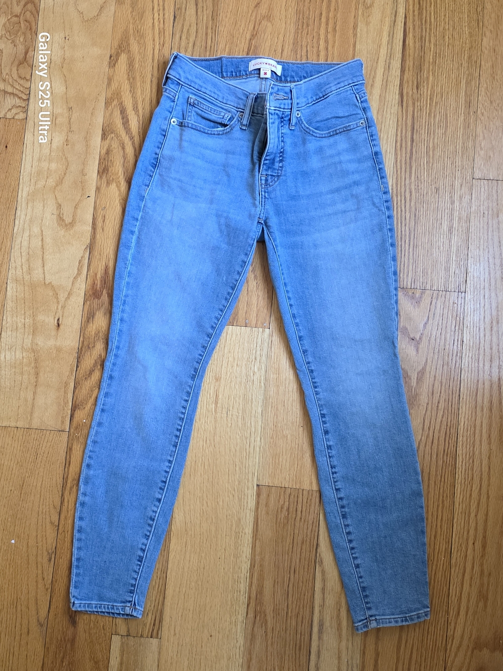 Lucky Brand Light Blue High-Rise Skinny Jeans
